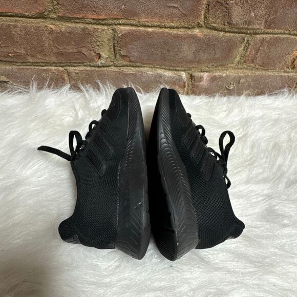 Adidas Kids Black Sneaker Size 13.5 - Picture 5 of 7